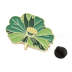 Lotus Leaf Enamel Pins&nbsp;JEWB-I060-01G-01