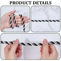 8.5M Polyester Braided Cord for Jewelry Making&nbsp;OCOR-CY0003-34B