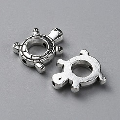 Tibetan Style Alloy Bead Frame&nbsp;PALLOY-WH0104-02AS