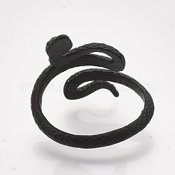 Electrophoresis Alloy Cuff Finger Rings&nbsp;X-RJEW-S038-192A