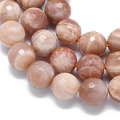 Natural Sunstone Beads Strands&nbsp;G-B165-A01-10mm