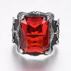 304 Stainless Steel Finger Rings&nbsp;RJEW-G091-26-A
