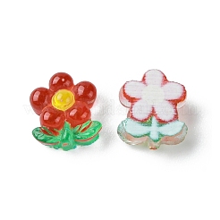 Translucent Resin Cabochons&nbsp;RESI-E039-20