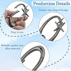 Zinc Alloy Key Clasps&nbsp;FIND-WH20026-009B