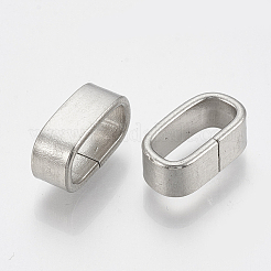 Non-Tarnish 304 Stainless Steel Slide Charm&nbsp;X-STAS-T031-06