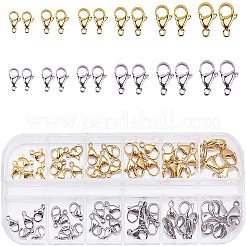 304 Stainless Steel Lobster Claw Clasps Sets&nbsp;STAS-PH0012-01M