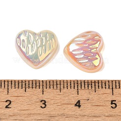 UV Plating Acrylic Cabochons&nbsp;OACR-H121-02D