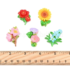 25Pcs 5 Styles Opaque Resin Cabochons&nbsp;RESI-FS0001-97