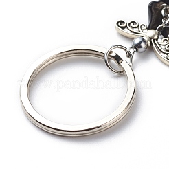 Natural Gemstone Angel Pendant Keychain&nbsp;KEYC-JKC00382