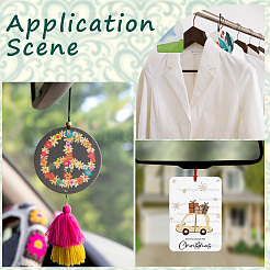 1 Set Felt Heat Tranfer Printing Scented Pieces Set&nbsp;DIY-SP0002-30