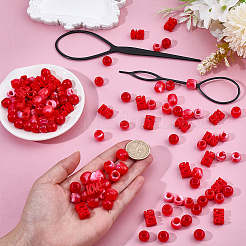 1Bag Plastic Hair Braiding Tool&nbsp;FIND-PA0001-61