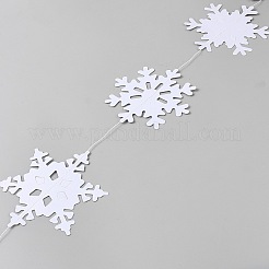 6Pcs Paper Snowflake Hanging Banners&nbsp;AJEW-WH0596-367