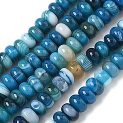 Natural Banded Agate Beads Strands&nbsp;G-F790-I01-01I
