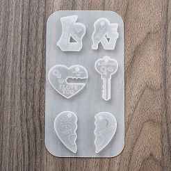 Valentine's Day DIY Silicone Pendant Molds&nbsp;SIMO-G006-01
