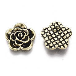 Tibetan Style Alloy Cabochons&nbsp;PALLOY-S125-101AG-NR