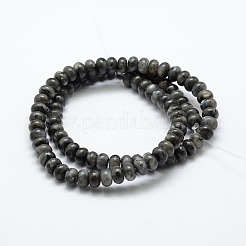 Natural Larvikite Beads Strands&nbsp;X-G-G665-06-6x4mm