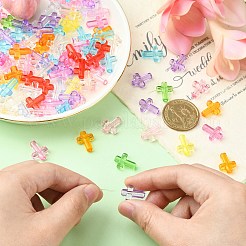 250Pcs Transparent Acrylic Beads&nbsp;TACR-CJ0001-54
