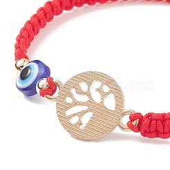 6Pcs 6 Style Resin Evil Eye Braided Bead Bracelets Set&nbsp;BJEW-JB08808