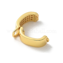 Brass Micro Pave Cubic Zirconia Pendant Bails&nbsp;KK-P292-02G