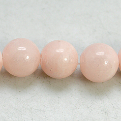 Natural Yellow Jade Beads Strands&nbsp;X-JBR8mm-1