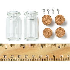 8Pcs Glass Jar Glass Bottles with Cork Stopper&nbsp;AJEW-FS0001-10