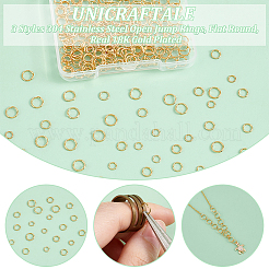 300Pcs 3 Styles 304 Stainless Steel Open Jump Rings&nbsp;STAS-UN0061-01