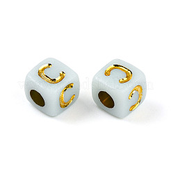 Plating Acrylic Beads&nbsp;OACR-N140-01C-C