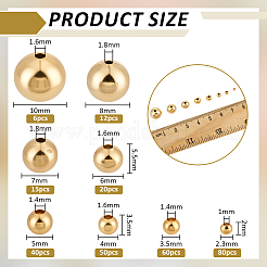 8 Styles Brass Spacer Beads&nbsp;KK-BC0014-99G