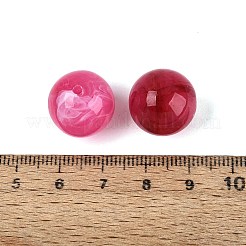 Round Imitation Gemstone Acrylic Beads&nbsp;OACR-R029-16mm-32