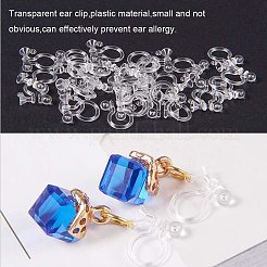 Plastic Clip-on Earring Settings&nbsp;KY-PH0007-09