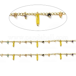 Real 18K Gold Plated Brass Curb Chains&nbsp;CHC-C001-11G