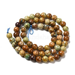 Natural Yellow Chrysocolla Beads Strands&nbsp;G-H298-A07-02