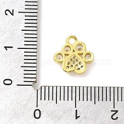 Rack Plating Brass Micro Pave Cubic Zirconia Charms&nbsp;KK-S396-47G