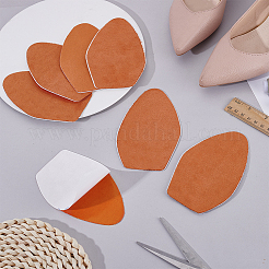 20Pcs 2 Styles Arch Suede Fabric Non-Slip Shoes Pads&nbsp;AJEW-PH0007-56A