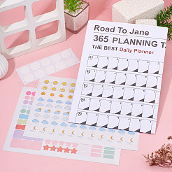 2025 365 Days Calendar Planner Sheet&nbsp;AJEW-TAC0034-12