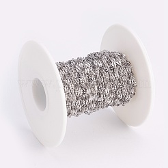 Tarnish Resistant 304 Stainless Steel Dapped Chains&nbsp;CHS-K008-14B