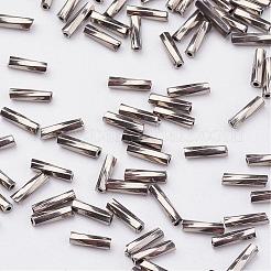 Glass Twisted Bugle Beads&nbsp;SEED-E002-9mm-TH