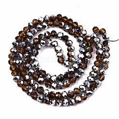 Electroplate Glass Beads Strands&nbsp;EGLA-A034-T4mm-C17