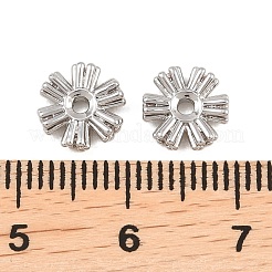 Brass Micro Pave Cubic Zirconia Beads&nbsp;KK-H538-20B-P