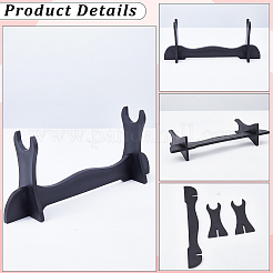 1-Tier Plastic Sword Display Easel Stand Holders&nbsp;ODIS-WH20002-02C