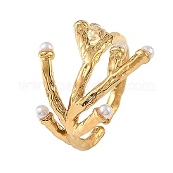 Ocean 304 Stainless Steel Cuff Open Rings&nbsp;SA-CBA183D-07G