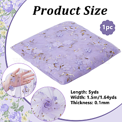 Polyester Embroidered Mesh Fabrics&nbsp;DIY-WH0622-616C