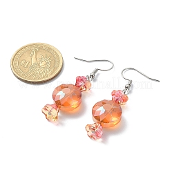 Glass Candy Dangle Earrings&nbsp;EJEW-TA00246