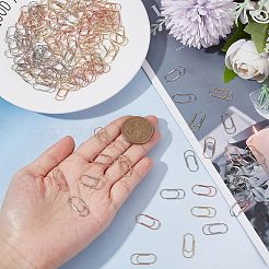 150Pcs 3 Colors Carbon Steel Paper Clips&nbsp;FIND-CP0001-50B