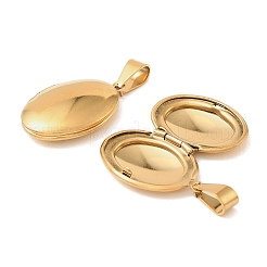 316 Stainless Steel Locket Pendants&nbsp;STAS-G168-15G