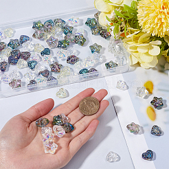 120Pcs 10 Styles Electroplate Transparent Glass Beads Sets&nbsp;EGLA-SP0001-25
