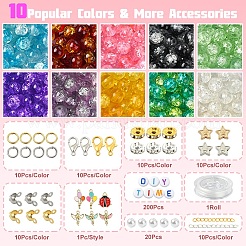 DIY Stretch Bracelet Jewelry Kits&nbsp;DIY-YW0011-90