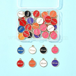 40Pcs Mother's Day Alloy Enamel Charms&nbsp;ENAM-FS0002-79