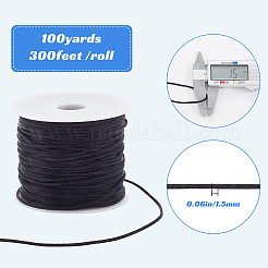 1 Roll Nylon Rattail Satin Cords&nbsp;NWIR-SP0001-02A