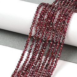 Natural Garnet Beads Strands&nbsp;X-G-F619-17A-2mm